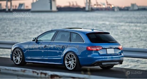 0046 AUDI A4 B8 8K AVANT BERLIN MINIGONNE LATERALI SOTTO PORTA LOOK SLINE S4 RS AUTOELEGANCERICAMBI