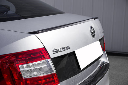 SKODA OCTAVIA III 2012-2017 REAR BONNET SPOILER SPORTY LOOK - ABS