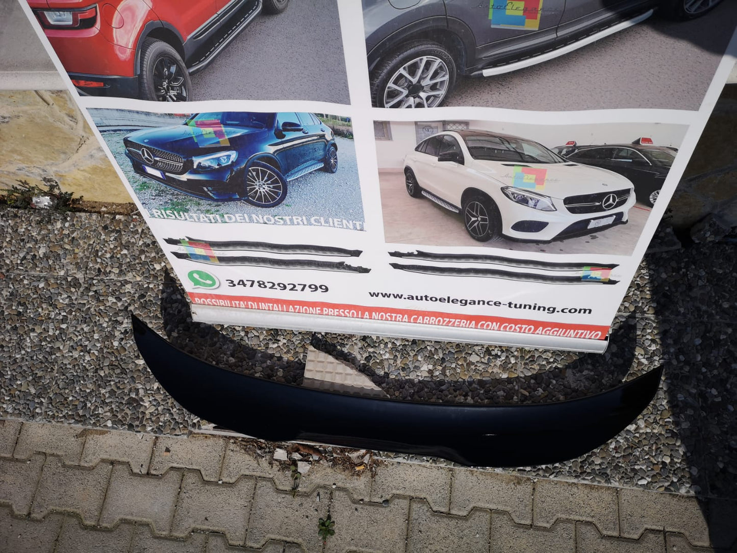 SPOILER POSTERIORE COFANO M3 ADATTO A BMW SERIE 3 F30 BERLINA NERO LUCIDO 0004