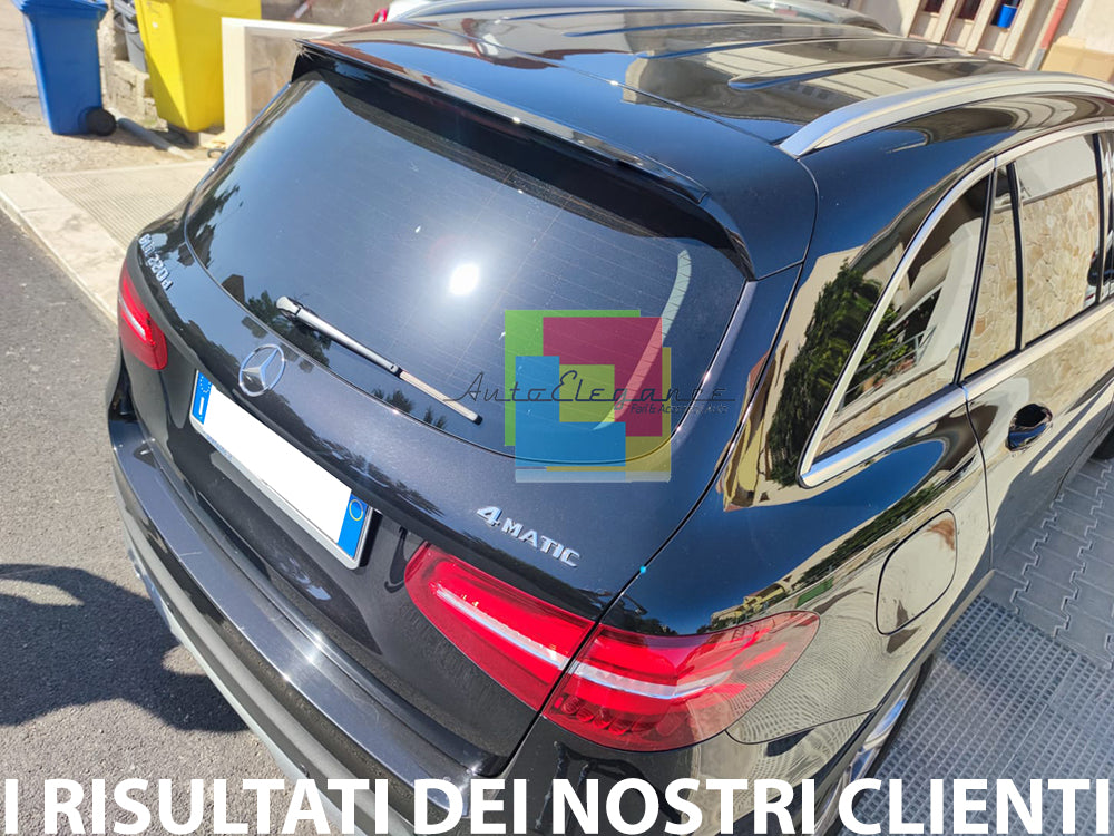 ROOF SPOILER MERCEDES GLC X253 SUV 2015-2021 REAR AMG ABS GLOSS BLACK