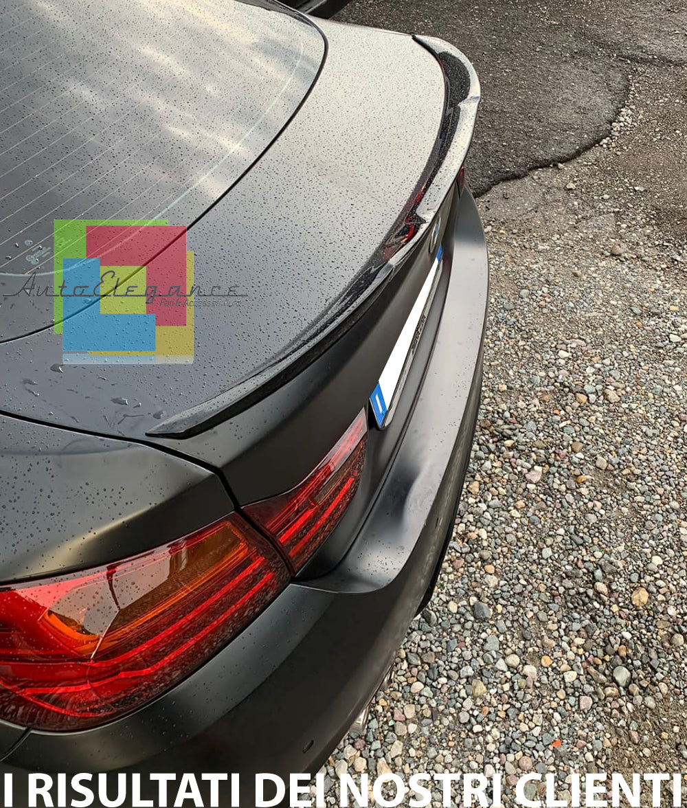 BMW SERIE 4 F36 GRAN COUPE SPOILER POSTERIORE SUL COFANO DEFLETTORE M4 ABS 0032 AUTOELEGANCERICAMBI