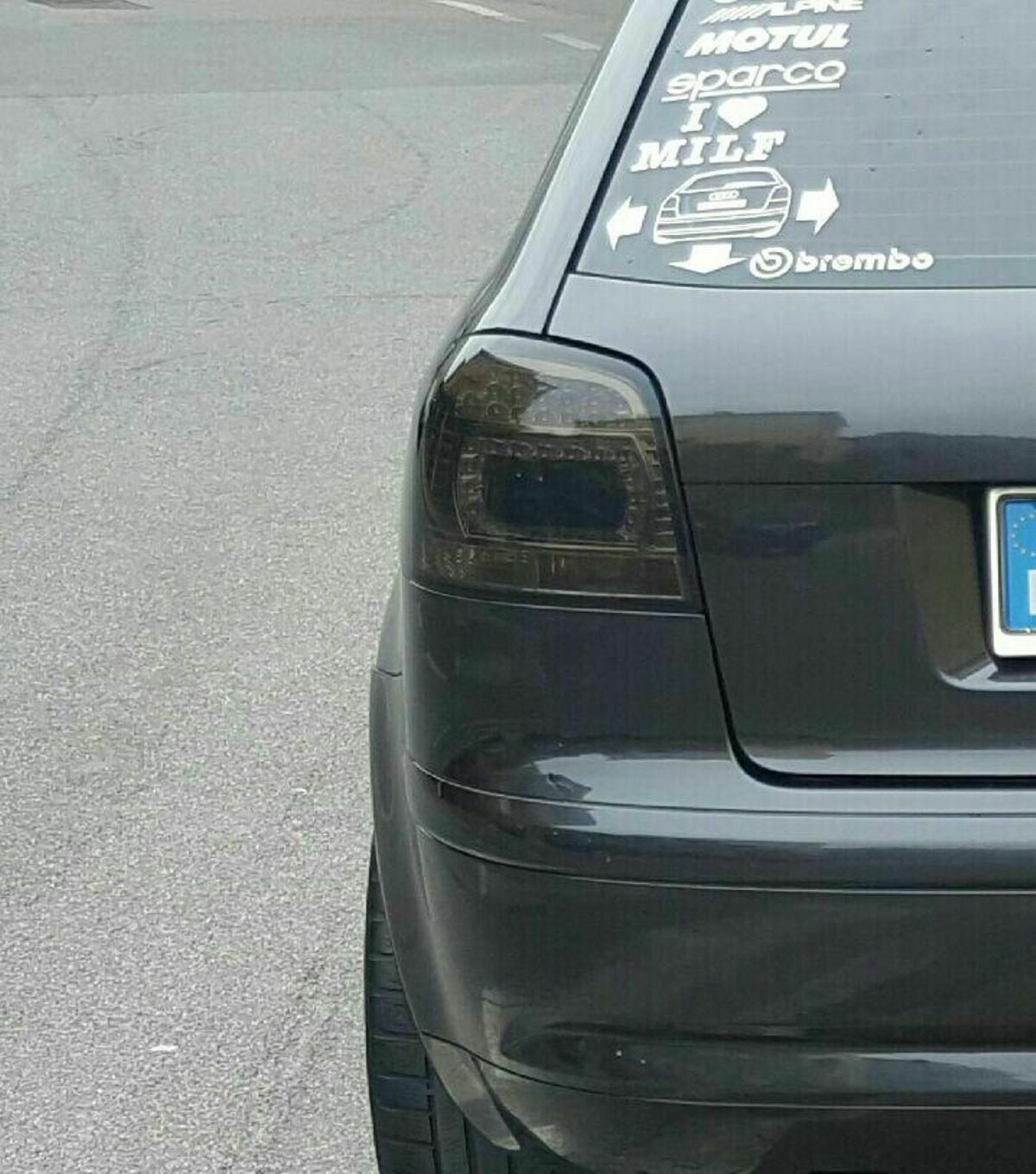 LED REAR LIGHTS RESTYLING LOOK BLACK LIGHTS AUDI A3 8P 2004-2008 3 DOORS