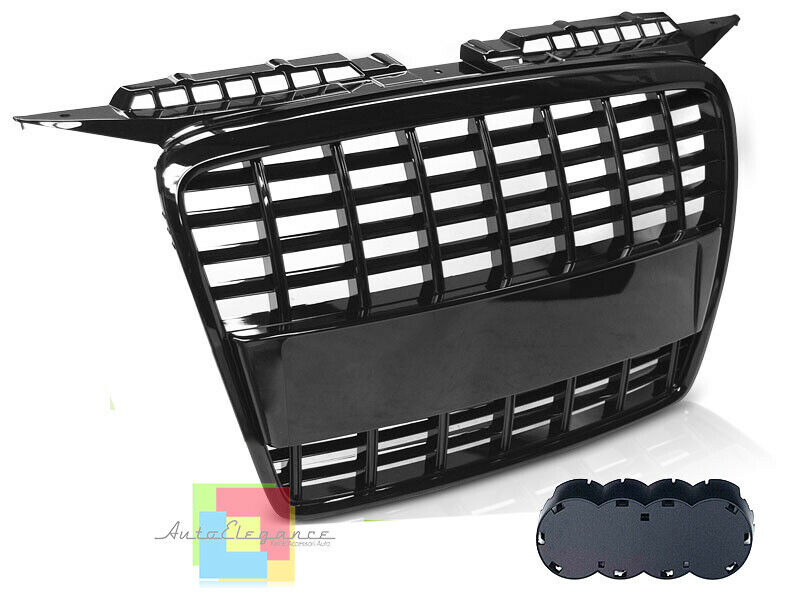 Audi A3 8P 08-12 Griglia calandra anteriore S3 Look nera lucida | Lago Audi A3 8P 08-12 Griglia calandra anteriore S3 Look nera lucida | Lago