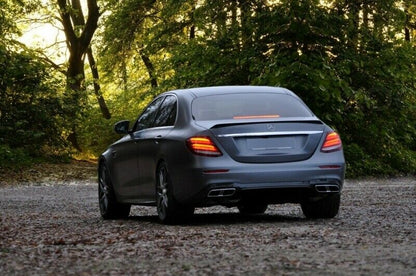 SOTTO PARAURTI MERCEDES CLASSE E W213 DIFFUSORE POSTERIORE AMG E63 + TERMINALI