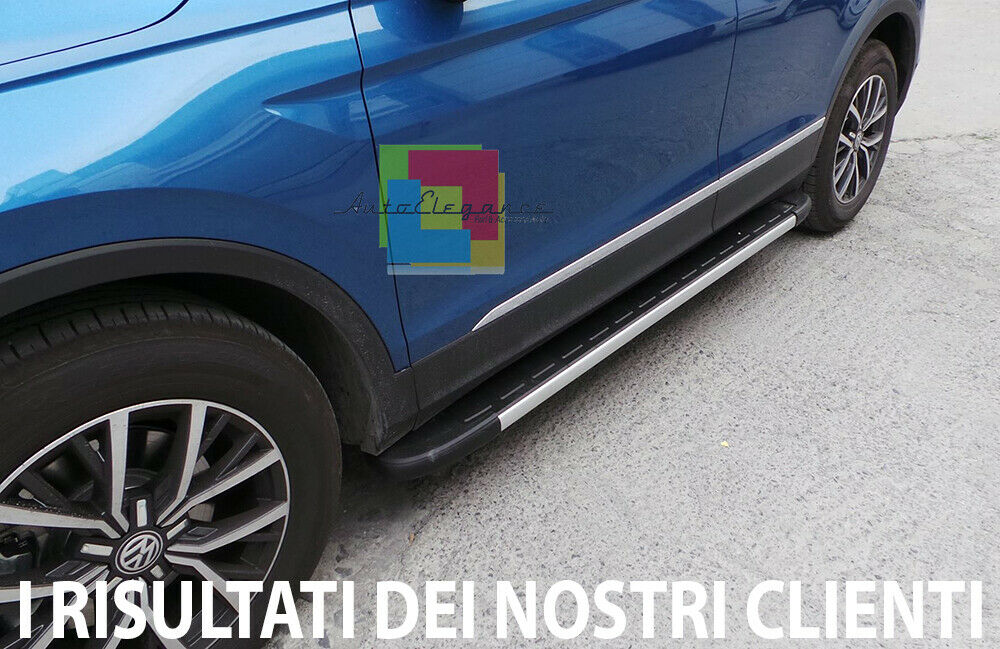 SIDE STEPS FOR VW TIGUAN MK2 II 2016+ TOP QUALITY NON-SLIP DOOR SILLS