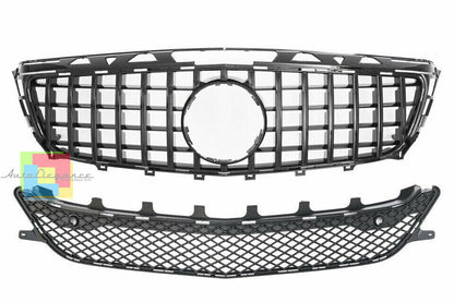 FRONT GRILLE MERCEDES CLS W218 2011-2014 MASK BLACK PROFILES