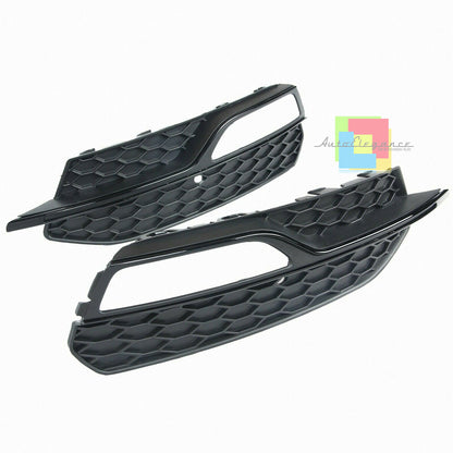 AUDI A3 8V 2012-2016 BLACK FOG LIGHT GRILLES IN ABS FOR SLINE S3 BUMPER