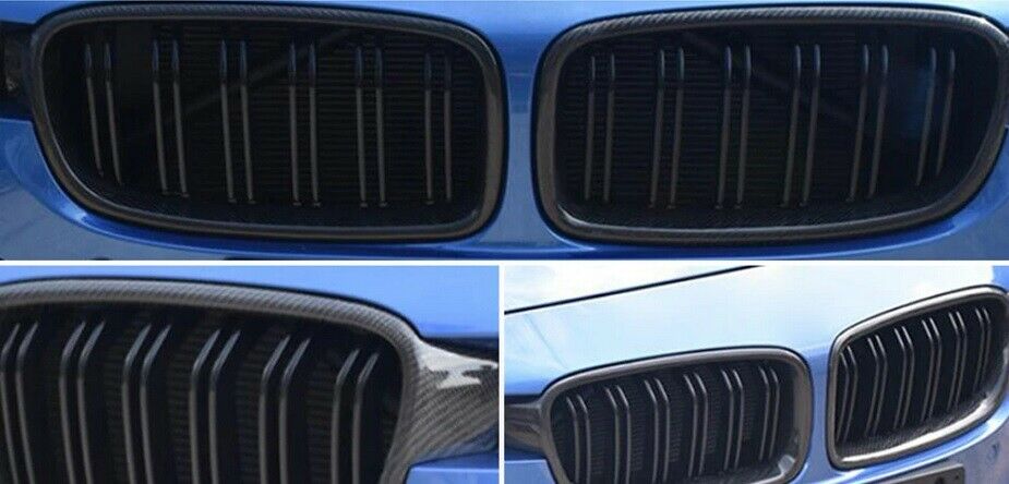GRIGLIA ANTERIORE CALANDRA CARBON DOPPIA FASCIA M - BMW SERIE 3 F30 F31 2011+