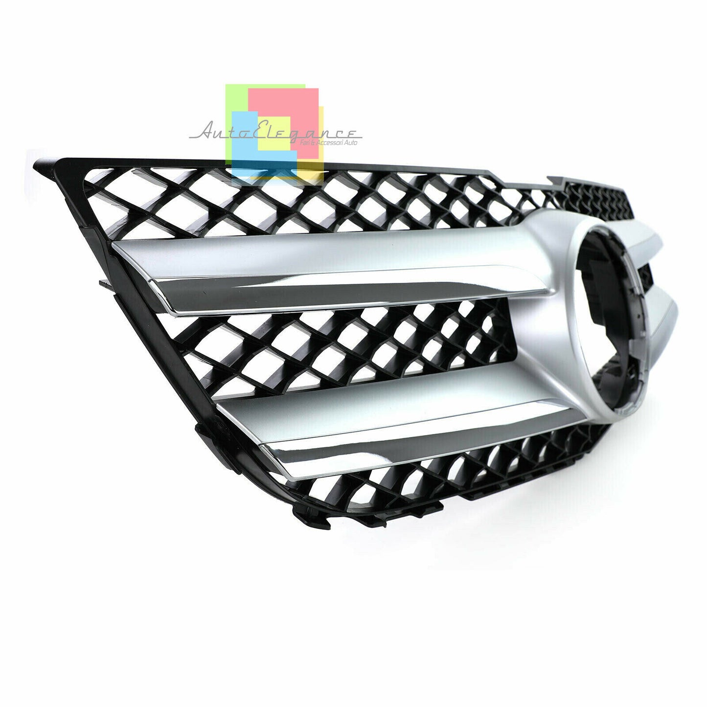 GRIGLIA ANTERIORE SATINATA MERCEDES GLK X204 2012-2015 LIFT AMG LOOK