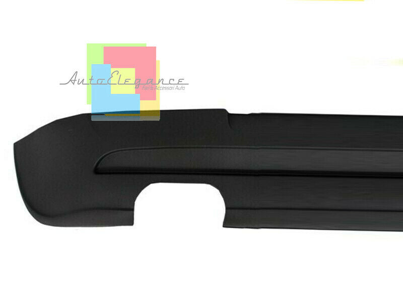 VW GOLF 5 V 03-08 UNDER REAR BUMPER DIFFUSER FOUR EXHAUSTS ABS