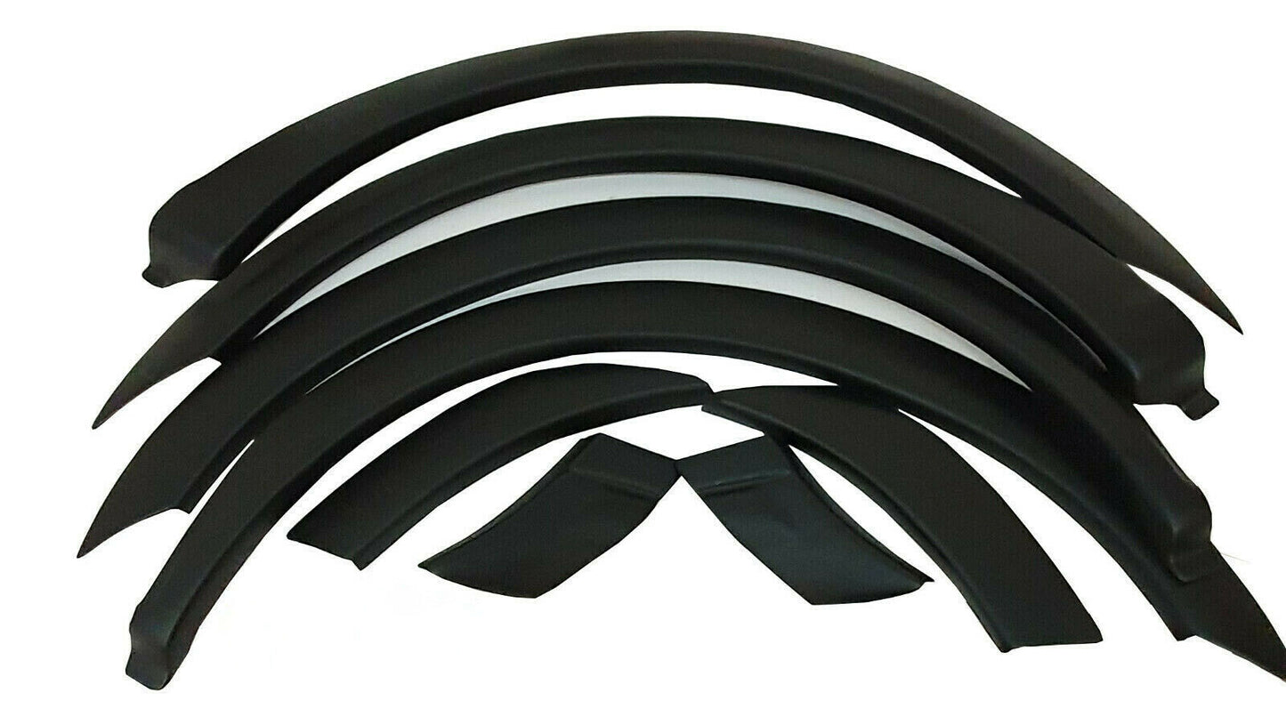 FORD TRANSIT MK7 2006-2011 SPORTY LOOK FENDER EXTENSIONS - ABS 8 PIECES