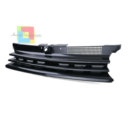 FRONT GRILLE VW GOLF 4 IV 1997-2003 BLACK NO LOGO CALANDRA