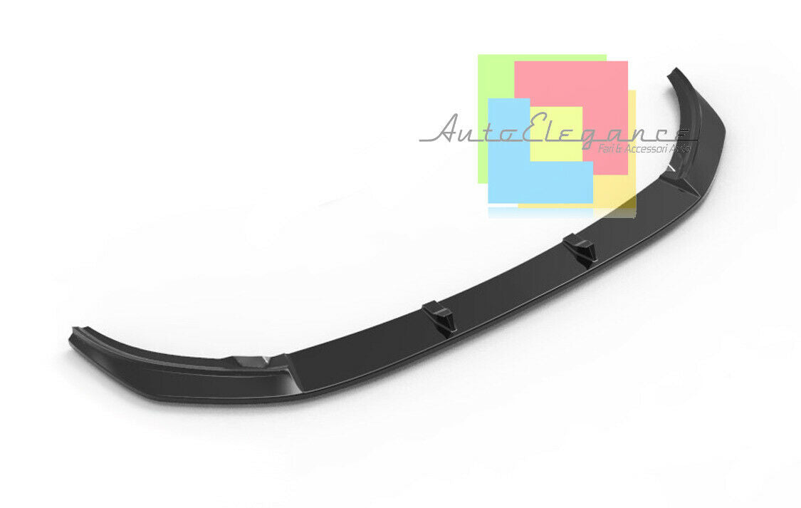 VW POLO AW1 ABS FRONT BUMPER BLADE SPORT LOOK BLACK SPLITTER