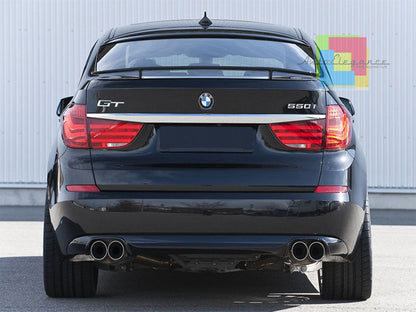 SPOILER POSTERIORE PER BMW SERIE 5 GT 2010+ ALETTONE SUL COFANO SPORTIVO .-