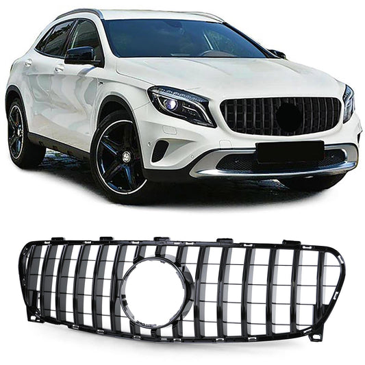 MERCEDES GLA X156 2017-2019 FACELIFT FRONT GRILLE AMG PANAMERICANA BLACK