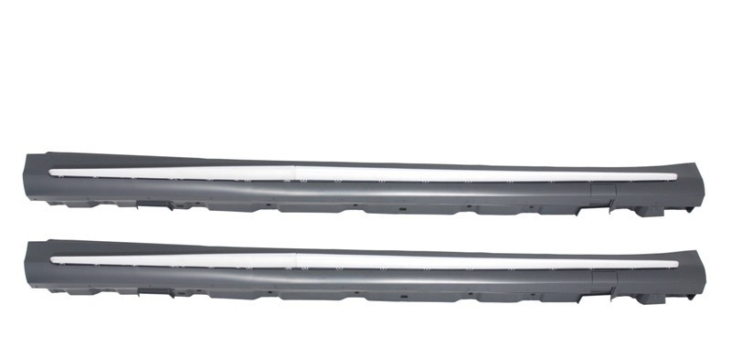 MINIGONNE LATERALI PER MERCEDES-BENZ CLASSE S W222 PASSO LUNGO LOOK S65 DAL 2013 IN POI