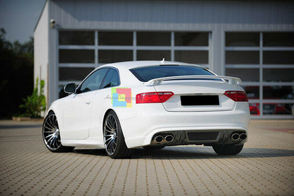 AUDI A5 COUPE 2007-2014 SPOILER POSTERIORE ALETTONE SUL COFANO LOOK RS5 AUTOELEGANCERICAMBI