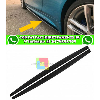 BMW SERIE 4 F32 F33 F36 FLAPS SOTTO MINIGONNE LATERALI SOTTO PORTA LOOK M TECH AUTOELEGANCERICAMBI