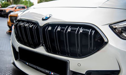 BMW 2 SERIES F44 GRILLE FRONT GRILLES DOUBLE BAND GLOSS BLACK ABS