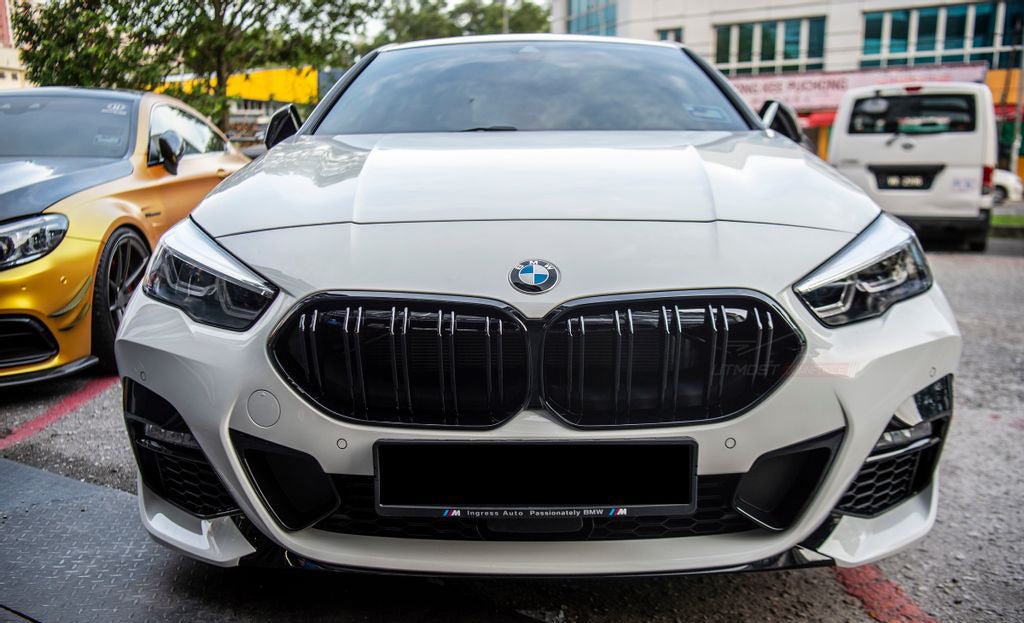 BMW 2 SERIES F44 GRILLE FRONT GRILLES DOUBLE BAND GLOSS BLACK ABS