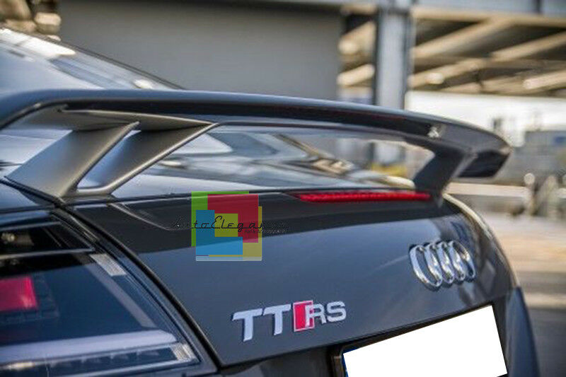 AUDI TT 8J 2006-2014 SPOILER POSTERIORE SUL COFANO LOOK TTS TTRS ALETTONE .-. AUTOELEGANCERICAMBI