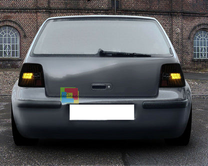 VW Golf 4 1997-2004 BLACK SMOKE LED REAR LIGHTS SPORTS LIGHTS TUNING LOOK