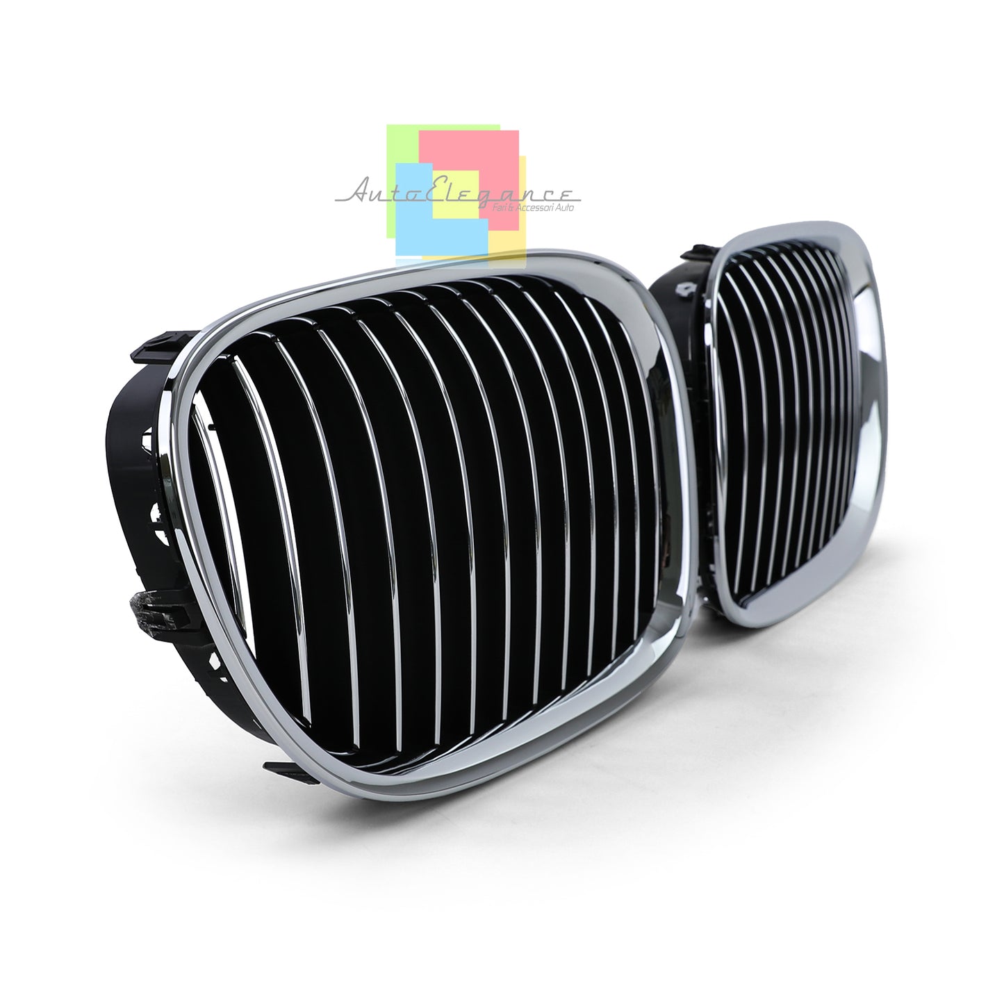 BMW SERIE 7 F01 F02 F03 F04 08-13 GRIGLIA ANTERIORE CALANDRA CROMATA M LOOK AUTOELEGANCERICAMBI