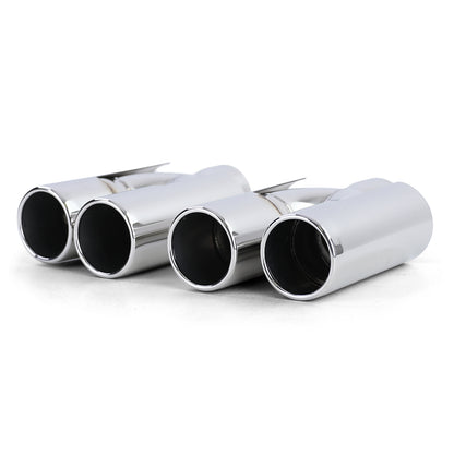 BMW SERIE 5 F10 F11 TERMINALI DI SCARICO IN ACCIAIO INOX LOOK M SPORT M5 AUTOELEGANCERICAMBI