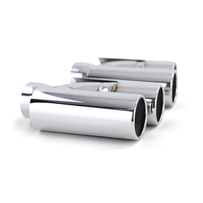 BMW SERIE 5 F10 F11 TERMINALI DI SCARICO IN ACCIAIO INOX LOOK M SPORT M5 AUTOELEGANCERICAMBI