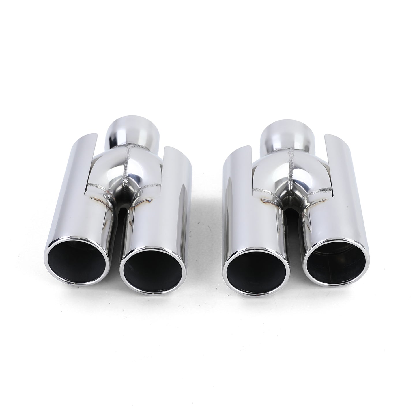 BMW SERIE 5 F10 F11 TERMINALI DI SCARICO IN ACCIAIO INOX LOOK M SPORT M5 AUTOELEGANCERICAMBI