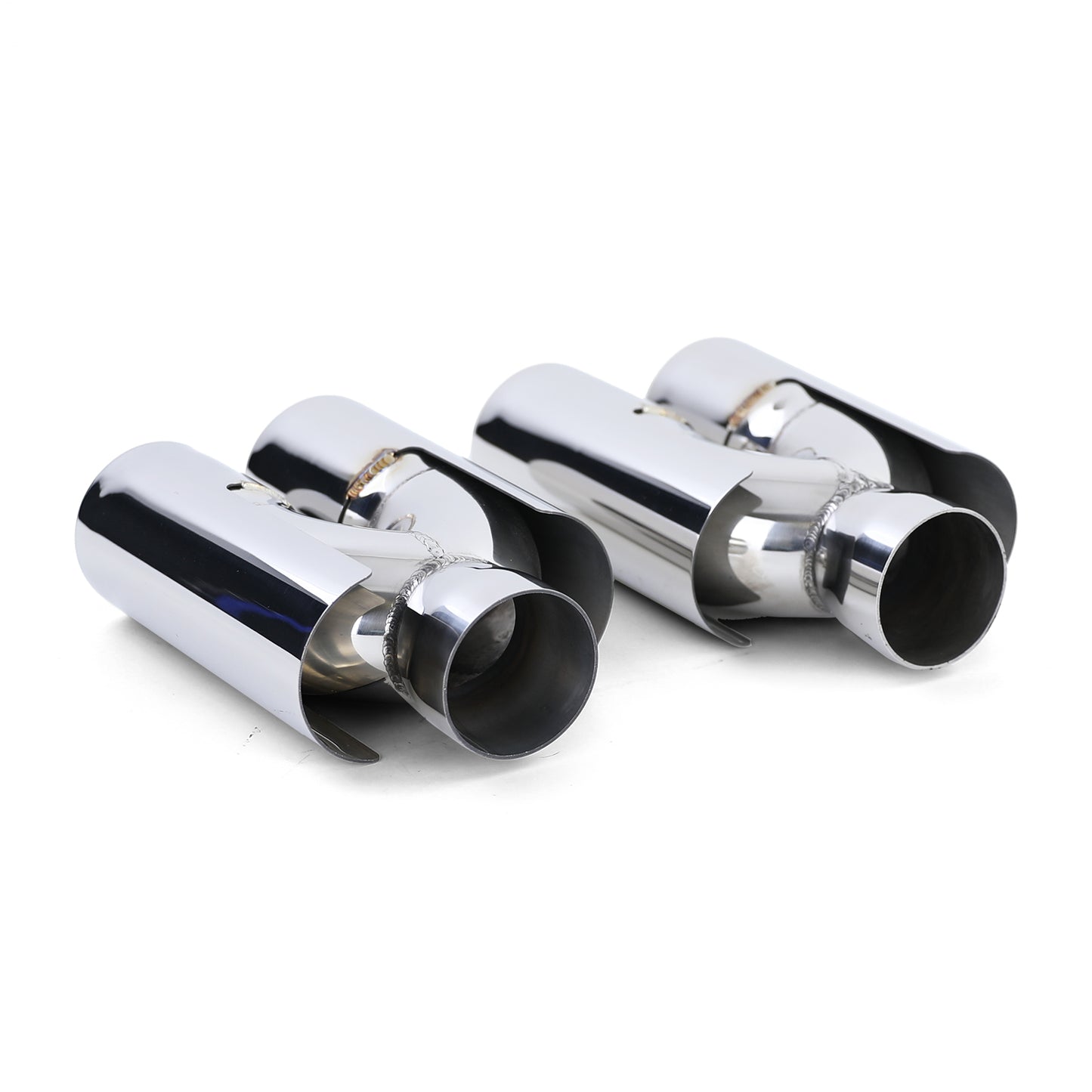 BMW SERIE 5 F10 F11 TERMINALI DI SCARICO IN ACCIAIO INOX LOOK M SPORT M5 AUTOELEGANCERICAMBI