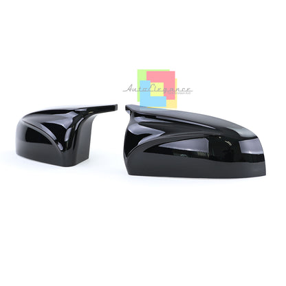 BMW X5 E70 X6 E71 SPECCHI SOSTITUTIVI CALOTTE SPECCHIETTI NERO LUCIDO LOOK M AUTOELEGANCERICAMBI