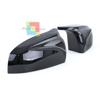 BMW X5 E70 X6 E71 SPECCHI SOSTITUTIVI CALOTTE SPECCHIETTI NERO LUCIDO LOOK M AUTOELEGANCERICAMBI