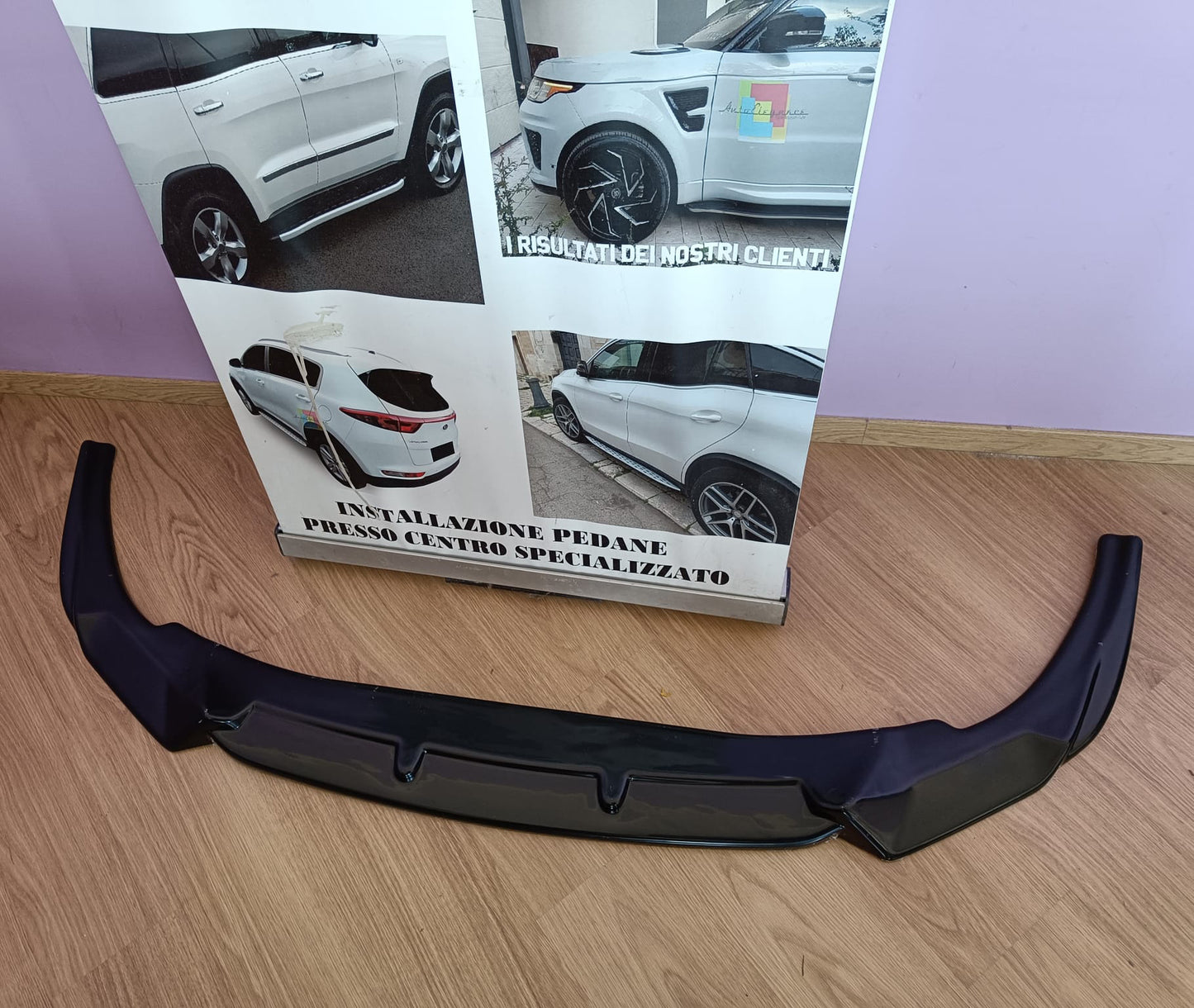 SPLITTER SUITABLE FOR BMW Z4 G29 2018+ M LOOK GLOSSY BLACK SPORTY DESIGN