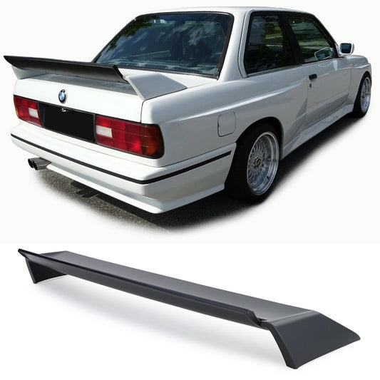 REAR BONNET SPOILER EVO LOOK BMW E30 1989-1995 NOT FIT M3 ABS