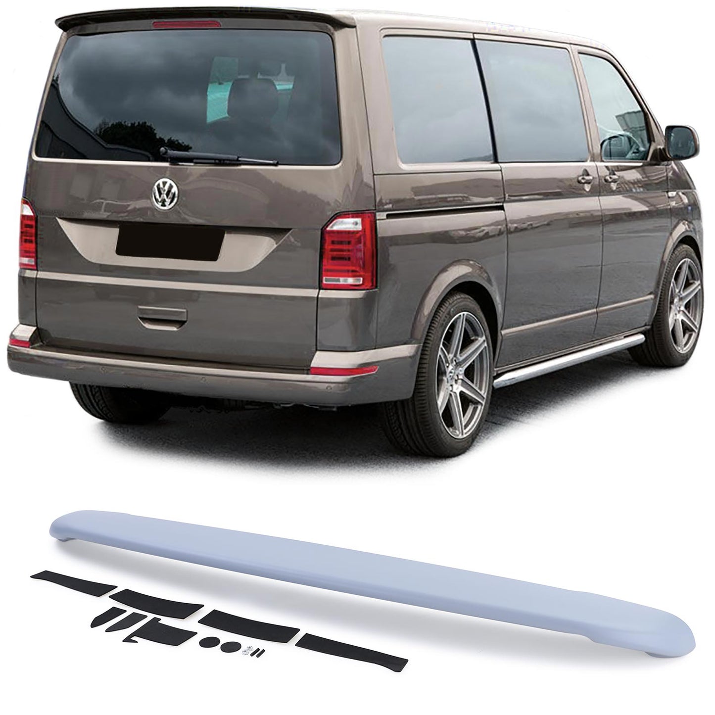 ROOF SPOILER FOR VW TRANSPORTER T6 / T6.1 2015+ ON THE REAR WINDOW