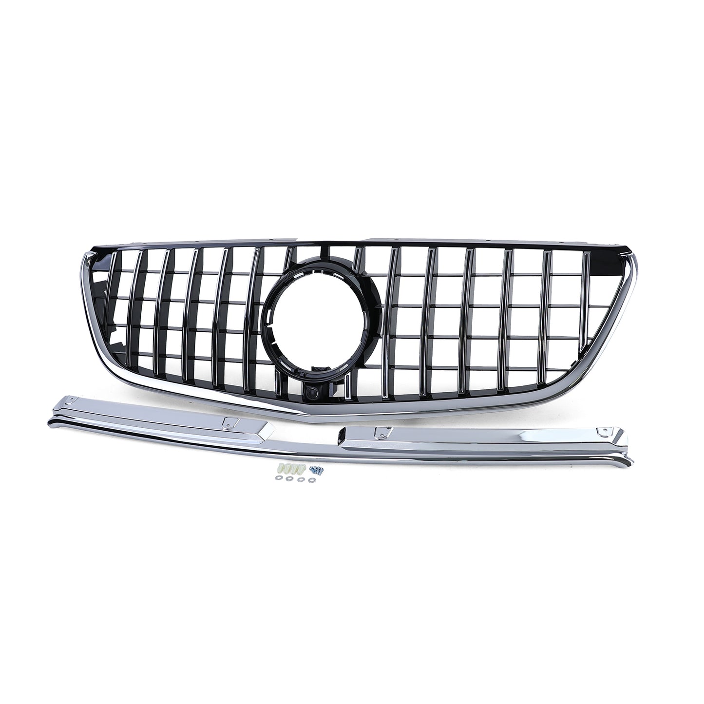 FRONT GRILLE MERCEDES VITO W447 2014+ MASK SATIN PROFILES ABS