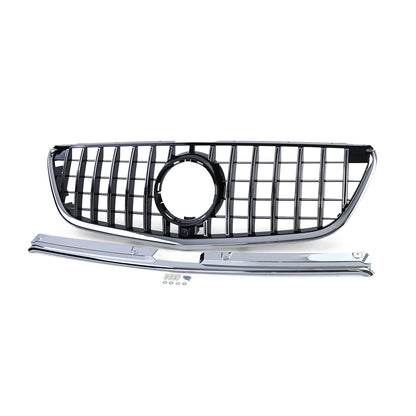 FRONT GRILLE MERCEDES VITO W447 2014+ MASK SATIN PROFILES ABS