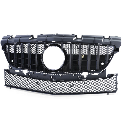 FRONT GRILLE MERCEDES R172 SLK 2011-2015 MASK BLACK PROFILES PANAMERICA