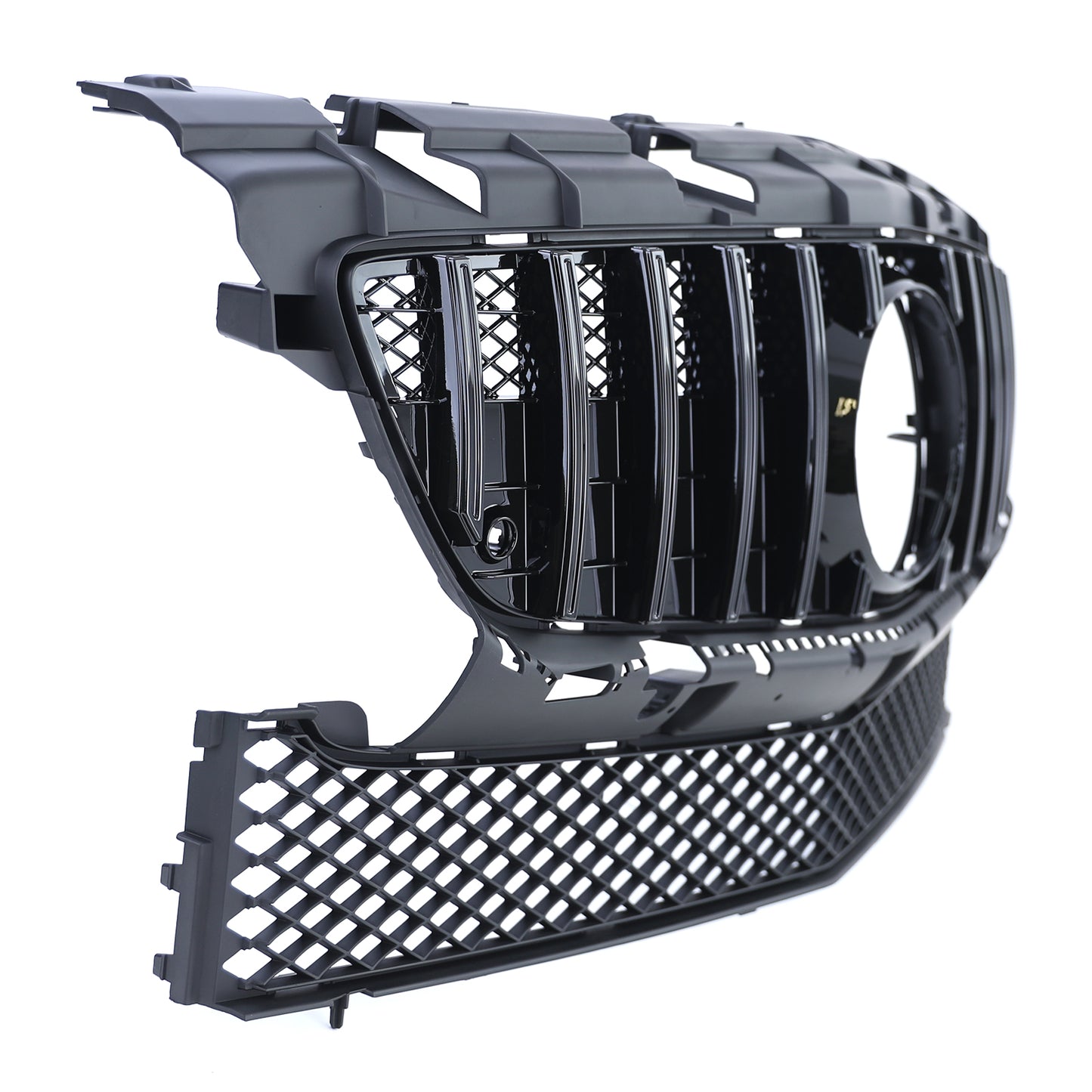 FRONT GRILLE MERCEDES R172 SLK 2011-2015 MASK BLACK PROFILES PANAMERICA