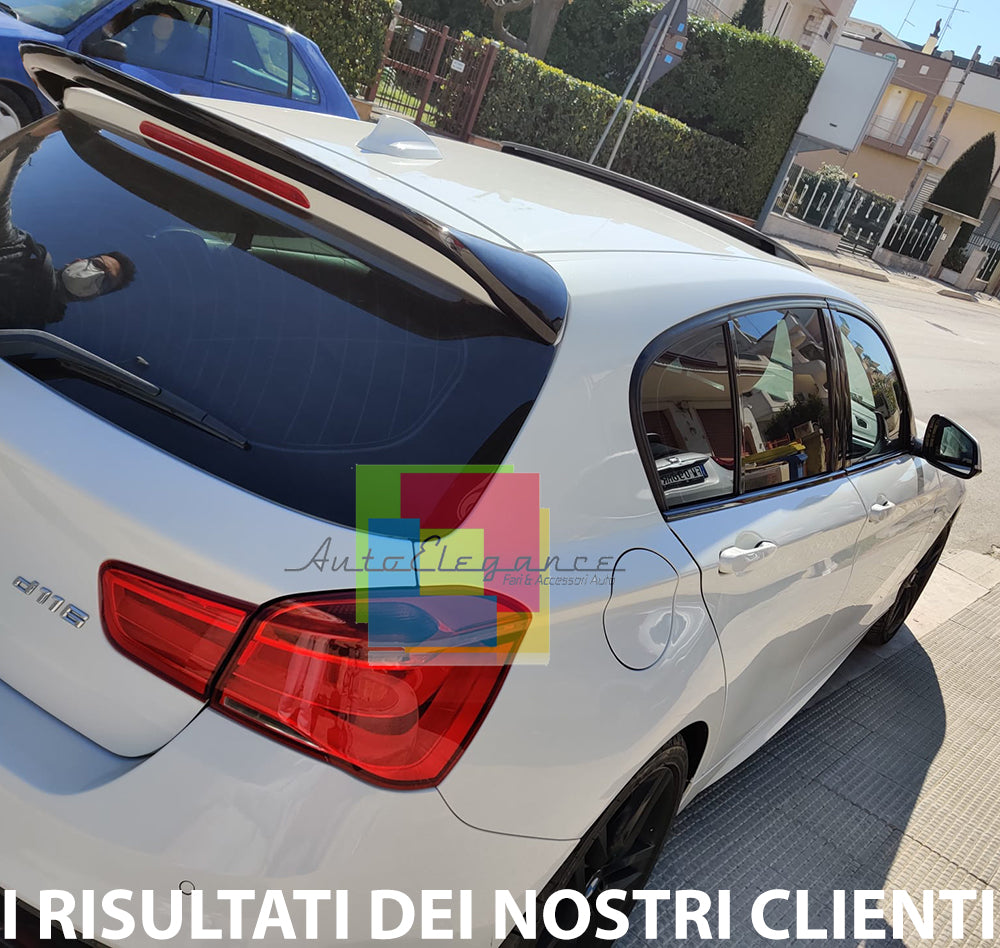 BMW SERIE 1 F20 F21 2011-2019 SPOILER POSTERIORE SUL TETTO M1 NERO LUCIDO AUTOELEGANCERICAMBI