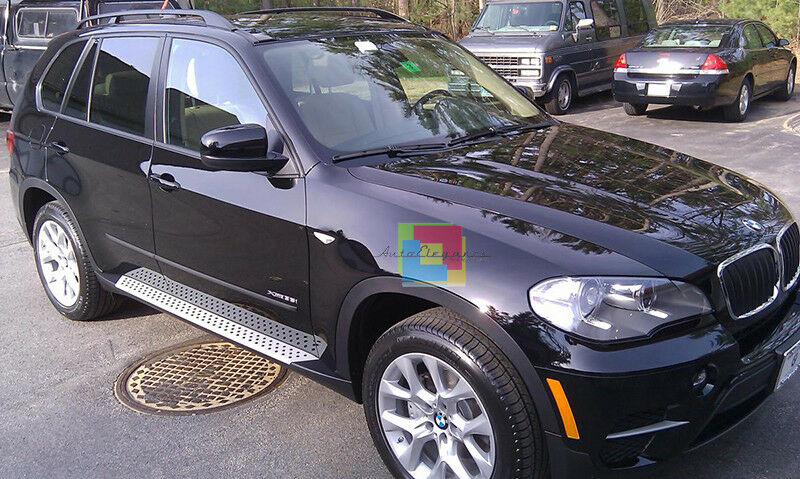NON-SLIP SIDE STEPS FOR BMW X5 E70 2007-2013 ALUMINUM SILLS