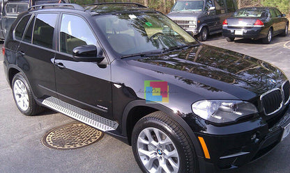 NON-SLIP SIDE STEPS FOR BMW X5 E70 2007-2013 ALUMINUM SILLS