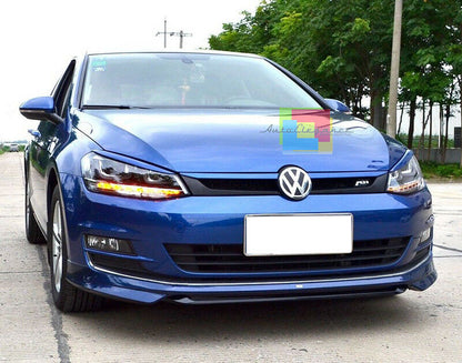 SPOILER ANTERIORE SOTTO PARAURTI SPORTIVO ABT VW GOLF 7 2012 IN POI .-
