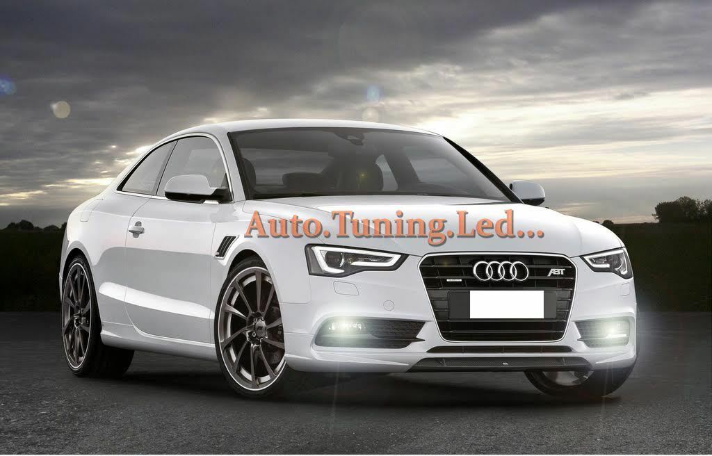H8 LED FOG LIGHTS CREE RESISTANCE CANBUS 6000K AUDI A5 RESTYLING