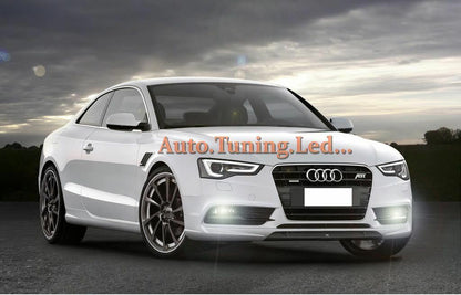 H8 LED FOG LIGHTS CREE RESISTANCE CANBUS 6000K AUDI A5 RESTYLING