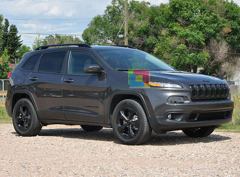 JEEP CHEROKEE 2014-2015 CORNICE GRIGLIA ANTERIORE NERA ABS DESIGN SPORTIVO