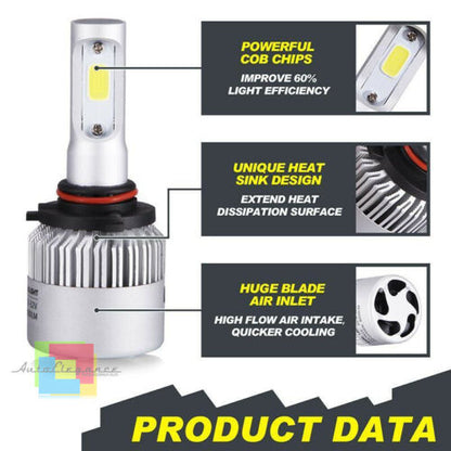 LED HIGH BEAM AND LOW BEAM LAMP KIT FOR VW TIGUAN MK2 2016+ -. 
