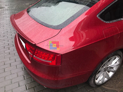 AUDI A5 COUPE 2007-2014 SPOILER POSTERIORE ALETTONE SUL COFANO LOOK S5 SLINE AUTOELEGANCERICAMBI