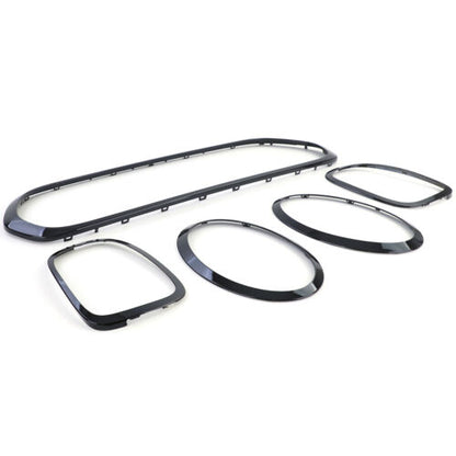 Fari Fanali Posteriori Griglia Telaio Nero Lucido per Mini F55 F56 F57